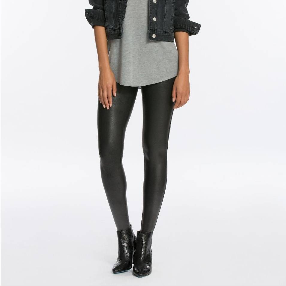 Push Up Faux Leather Leggings Women's Clothing Color : Black|Dark Purple|Wine Red|Navy Blue 