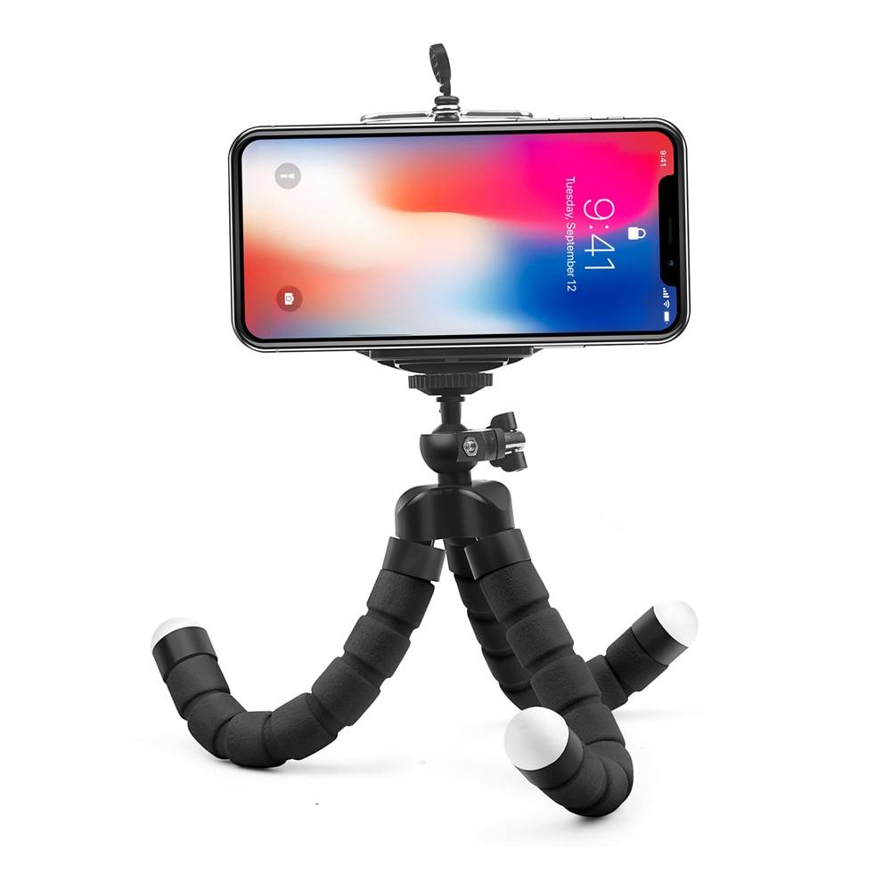 SHOOT Mini Flexible Sponge Octopus Tripod for iPhone Samsung Xiaomi Huawei Mobile Phone Smartphone Tripod for Gopro 8 7 5 Camera SHOOT Mini Flexible Sponge Octopus Tripod for iPhone Samsung Xiaomi Huawei Mobile Phone Smartphone Tripod for Gopro 8 7 5 Camera